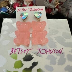 Betsey Johnson Gummy Bear Earrings. New
